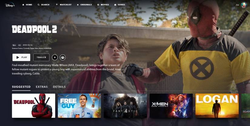 You Can Now Watch R-Rated Movies on Disney+ in the US