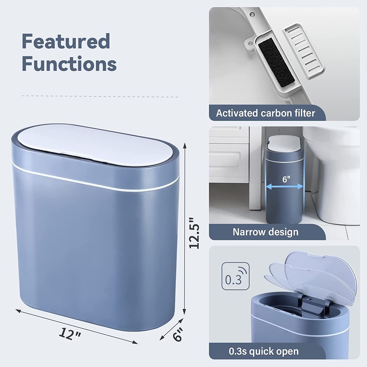 Keep Your Desk Clean and Chic With This Elpheco Mini Trash Can