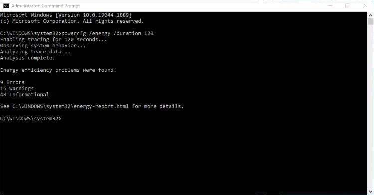 How to Generate and Analyze an Energy Report in Windows