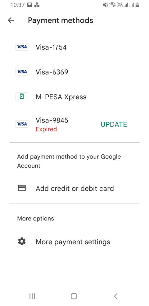 Android Store Card How to Add a Payment Card on the Google Play Store