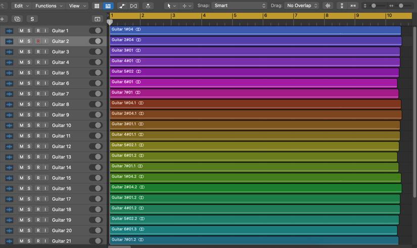 Logic Pro Loop Color How to Color-Code Your Tracks in Logic Pro X (and Why You Should)
