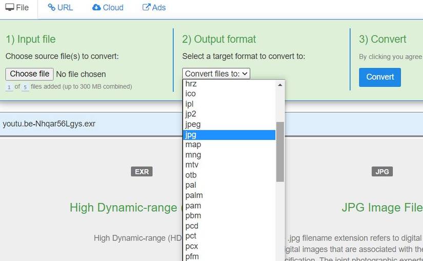 How to Convert EXR Files to JPG Images on Windows 11