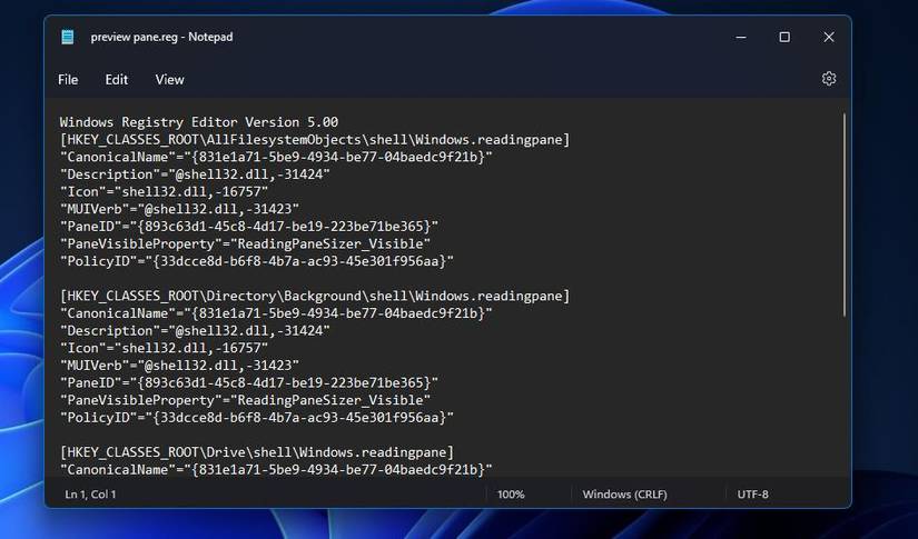 Window File Explore Panelview How to Add Preview and Details Pane Options to File Explorer’s Context Menu