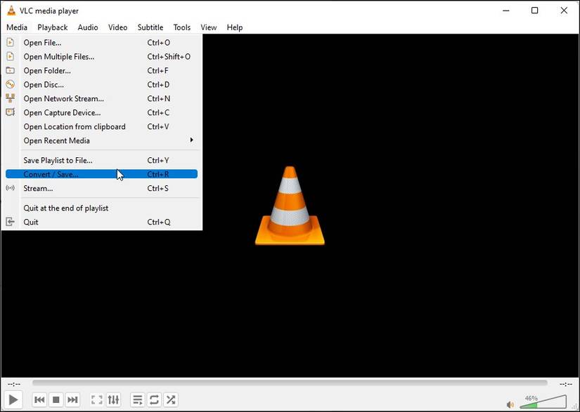 vlc media player convert save