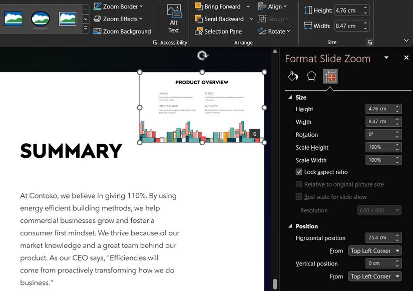 Zoom In Visual Presentation How to Use the Zoom Effect in PowerPoint