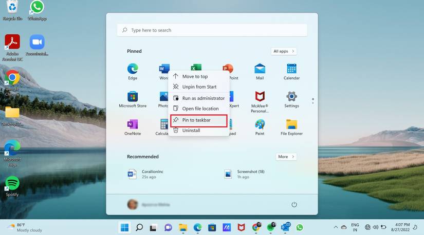 Pin Logo Taskbar Taskbar Microsoft Word Logos Windows 7 Start Button Icon 10 Free HQ
