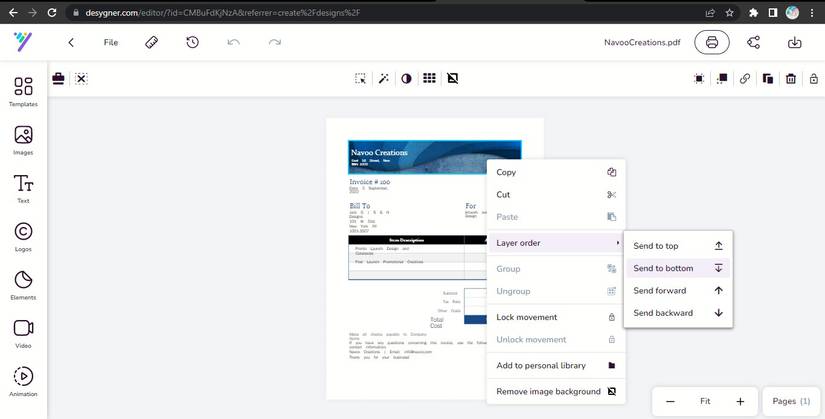 How to Correct Errors in a PDF Invoice