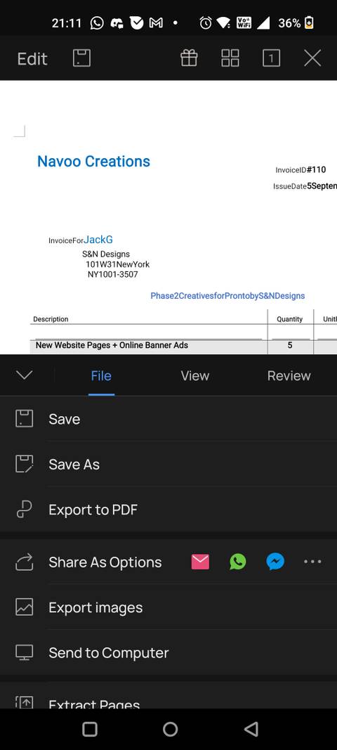 How to Correct Errors in a PDF Invoice