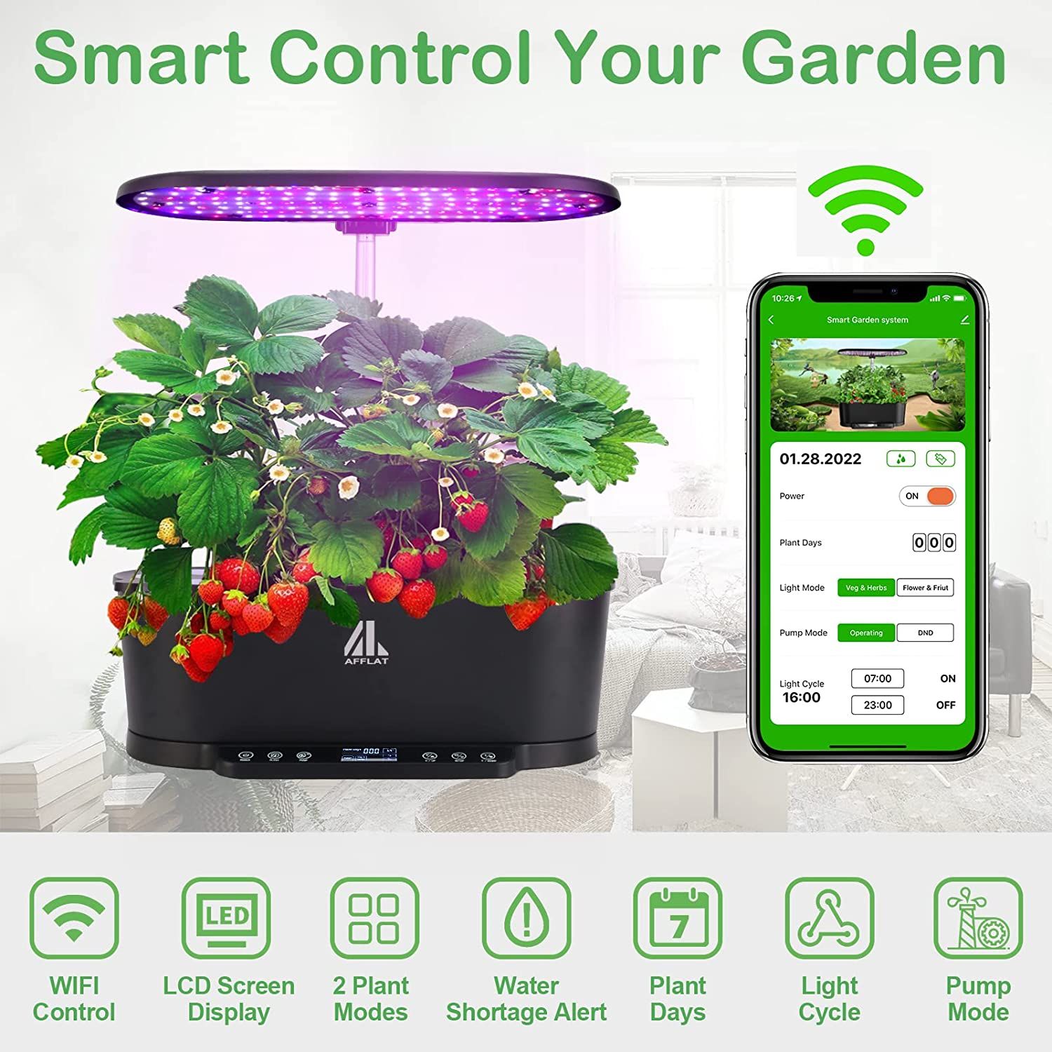 AFFLAT WiFi Smart Garden app