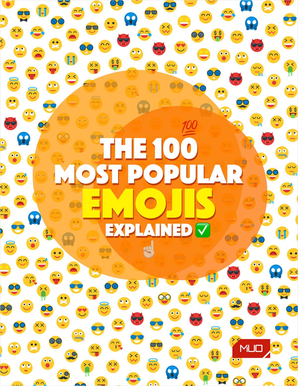 We explain the most popular 100 emojis in this free cheat sheet!