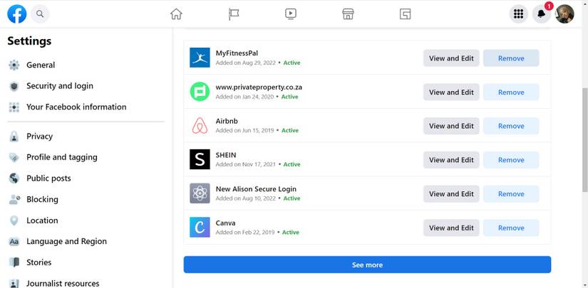 How to Manage Apps and Websites Connected to Your Facebook