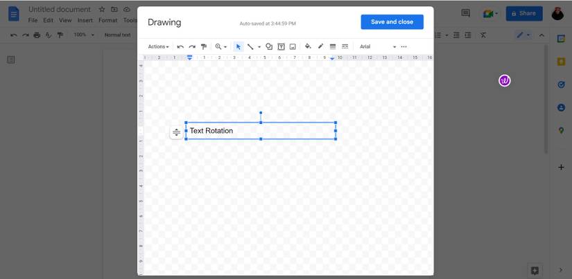 How to Rotate Text and Images in Google Docs