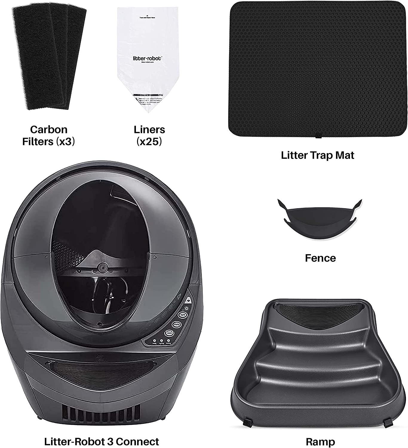 محتویات Litter-Robot 3