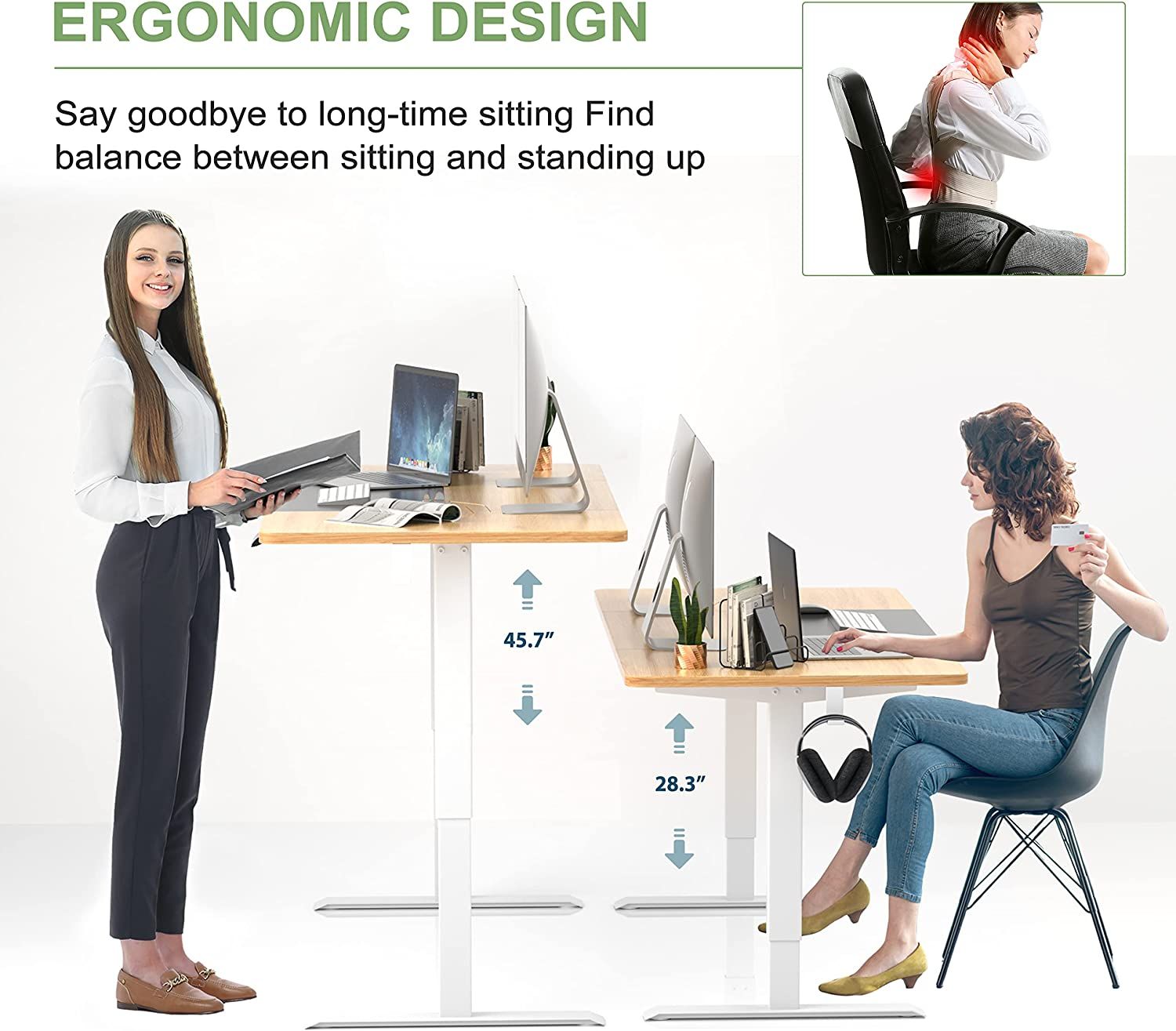MONOMI Electric Standing Desk Height