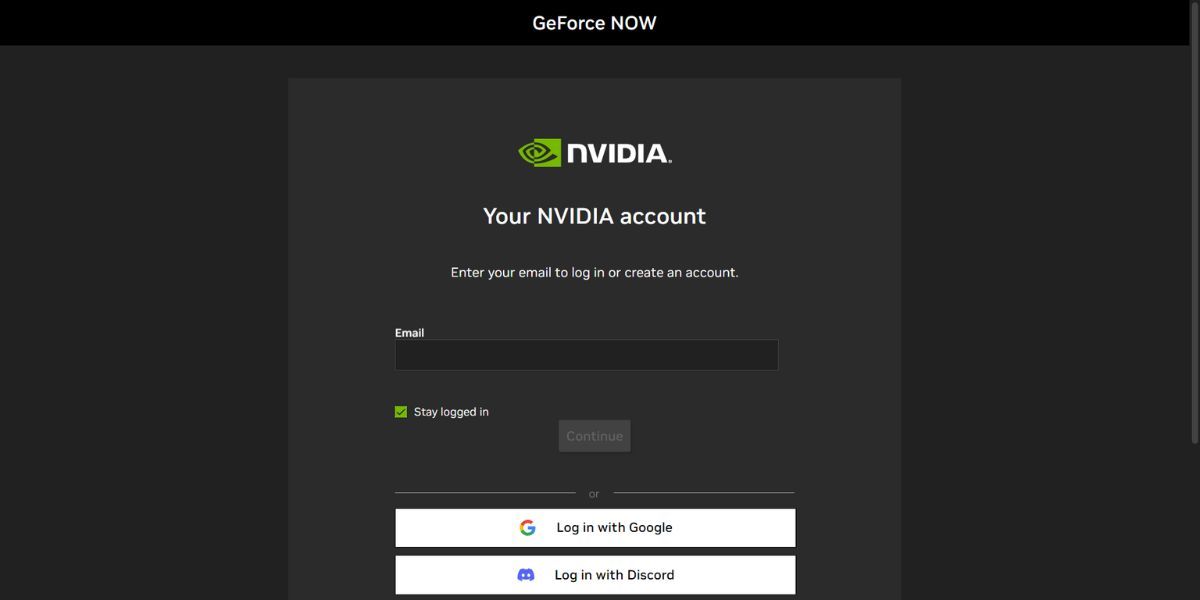 How To Download And Install NVIDIA S GeForce Now Nvidia GeForce Now Login Page 
