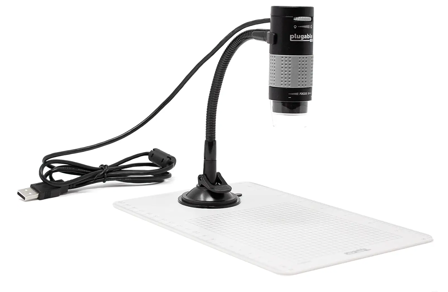 An image of the Plugable Digital USB Microscope with cable