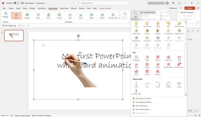How to Create a Whiteboard Animation in PowerPoint