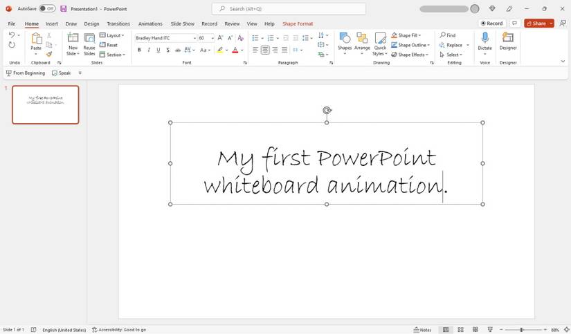 Powerpoint Animation Words Appear How to Create a Whiteboard Animation in PowerPoint