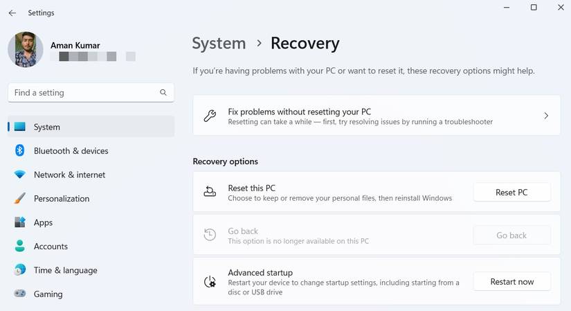 Stystem Reset Button What's the Difference Between Windows Reset and System Restore in Windows?