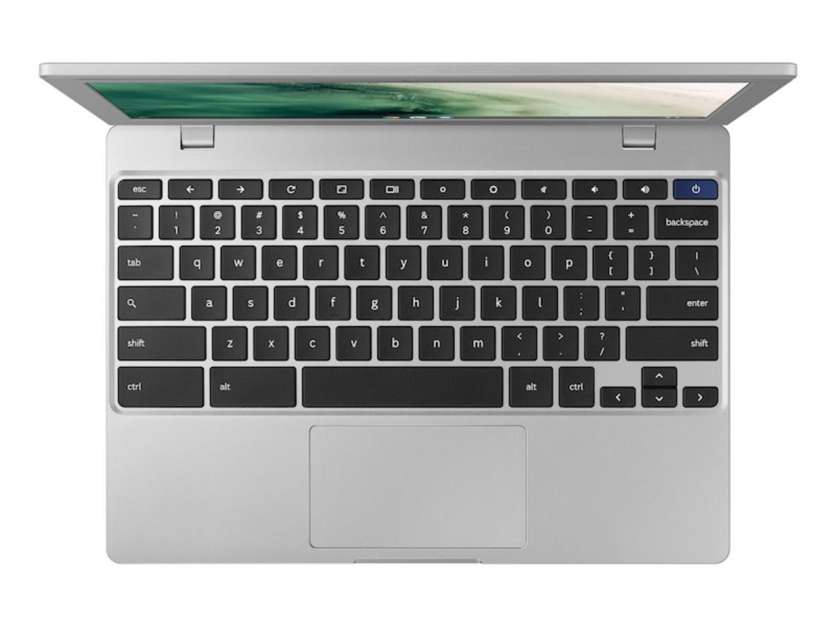 یک عکس هوایی از Chromebook 4 سامسونگ