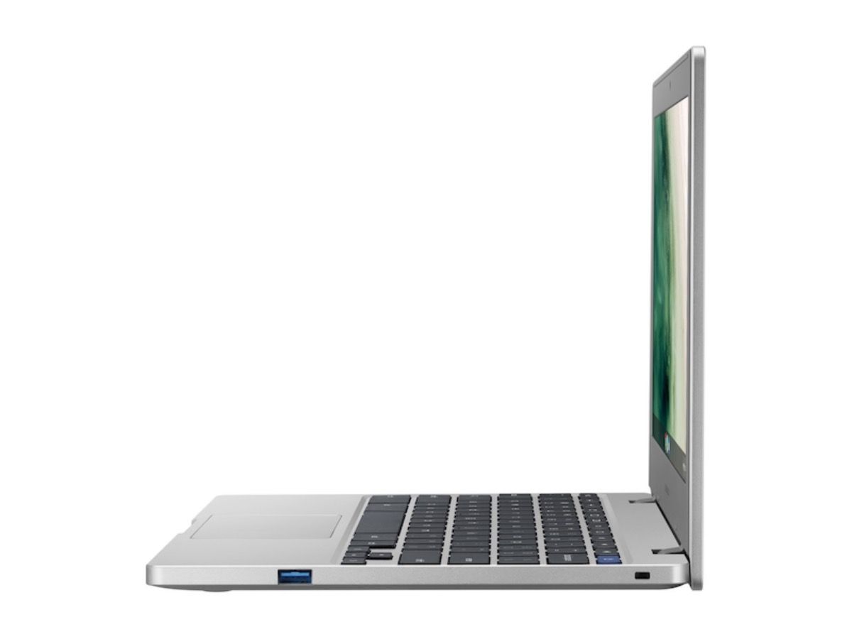 یک عکس کناری از Chromebook 4 سامسونگ