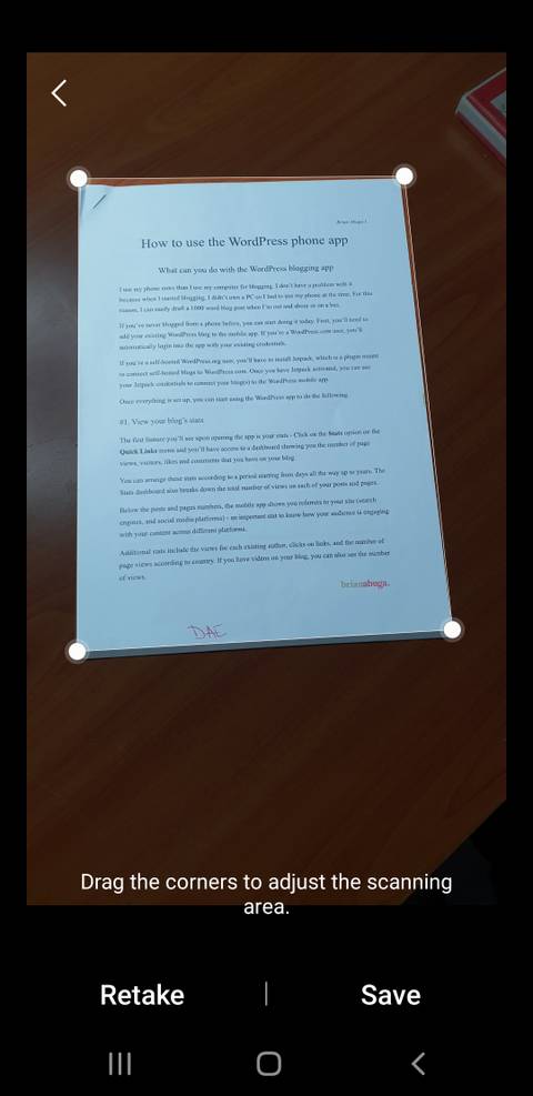 How to Scan Documents on Your Samsung Galaxy Phone