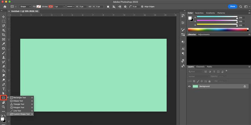 How to Use Photoshop's Custom Shape Tool