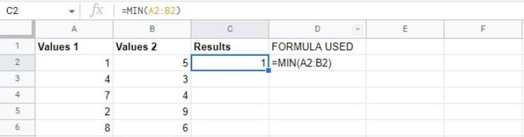 How to Use the SMALL Function in Google Sheets