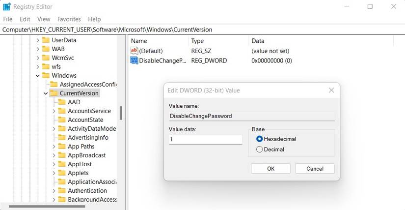 How to Prevent Users from Changing Account Passwords on Windows