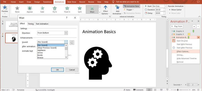 Powerpoint Taskbar Animation How to Add Cool Free Animation to PowerPoint Presentations