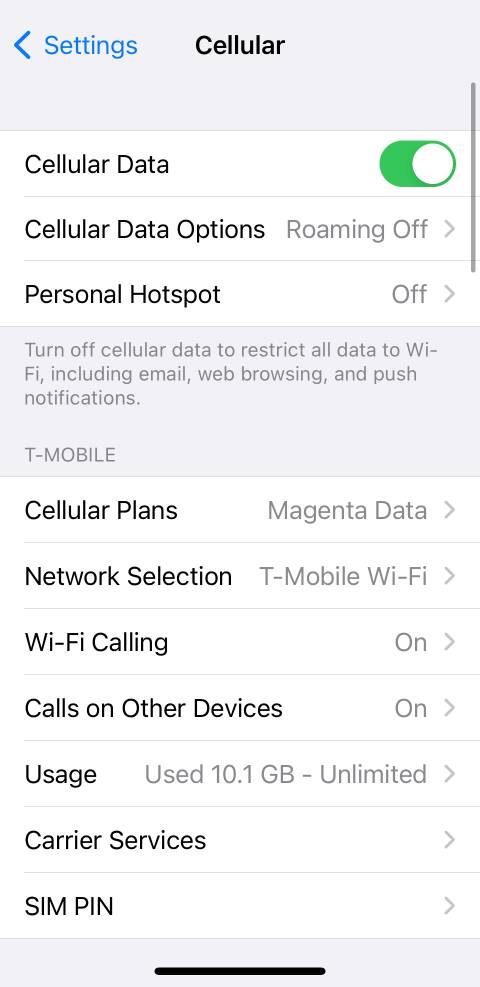 cellular options