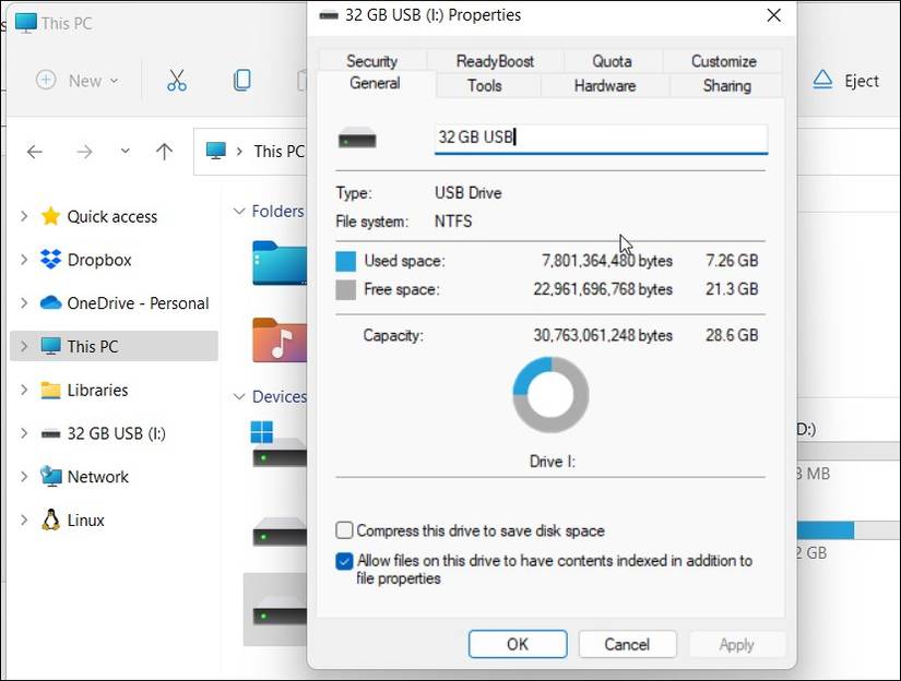 Usb Data Frame Format How to Format a USB Drive Into NTFS Format in Windows 11