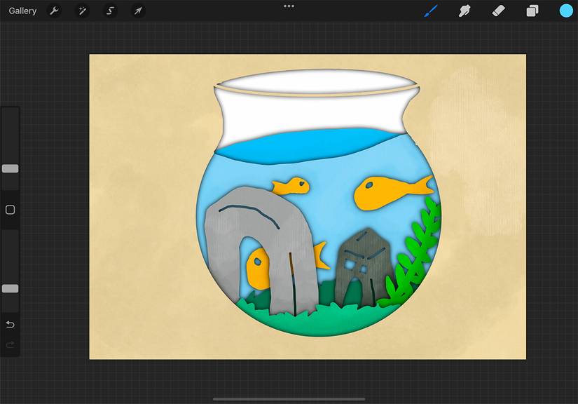 Papercraft Procreate How to Create a Paper Cut-Out Effect in Procreate