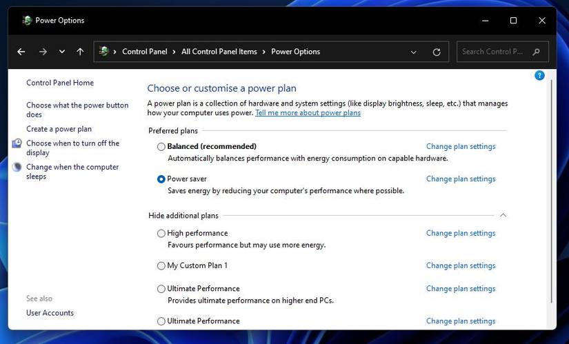 6 Ways You Can Change the Power Plan in Windows 11
