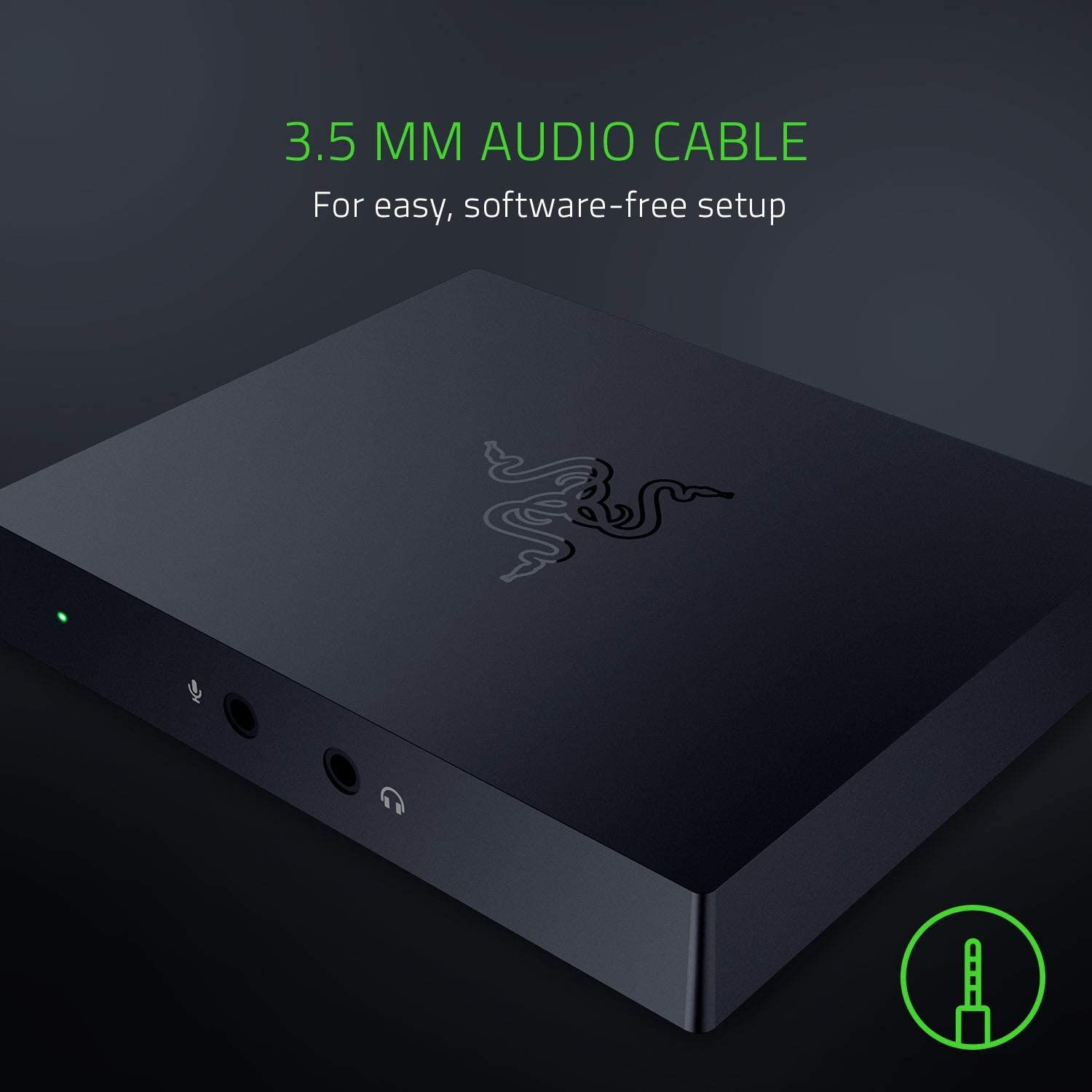 Razer ripsaw hd دارای پورت 3.5 میلی متری