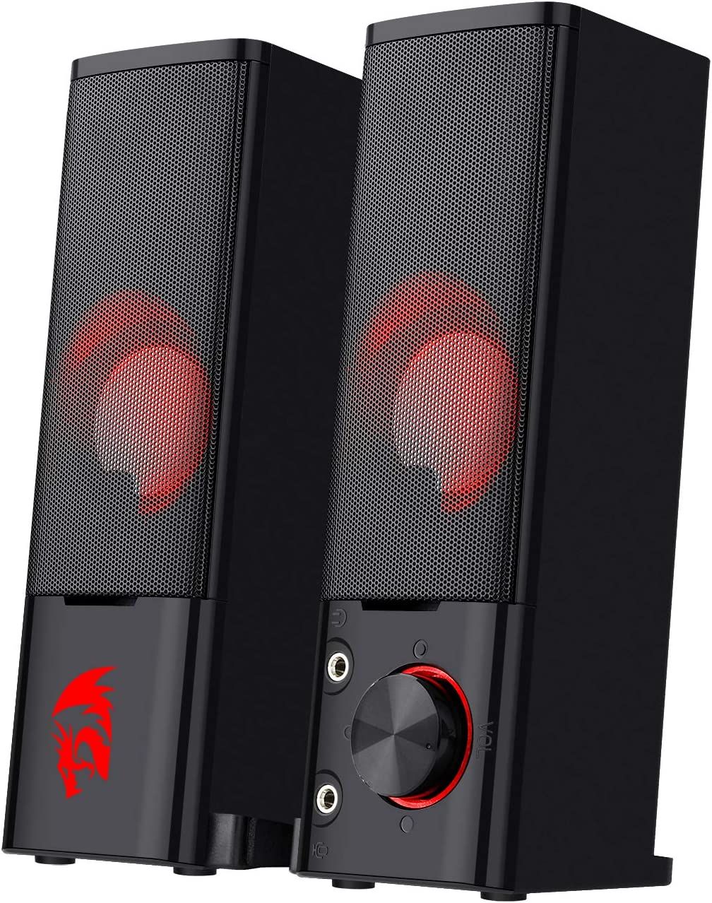 redragon gs550 orpheus speakers viewed at an angle