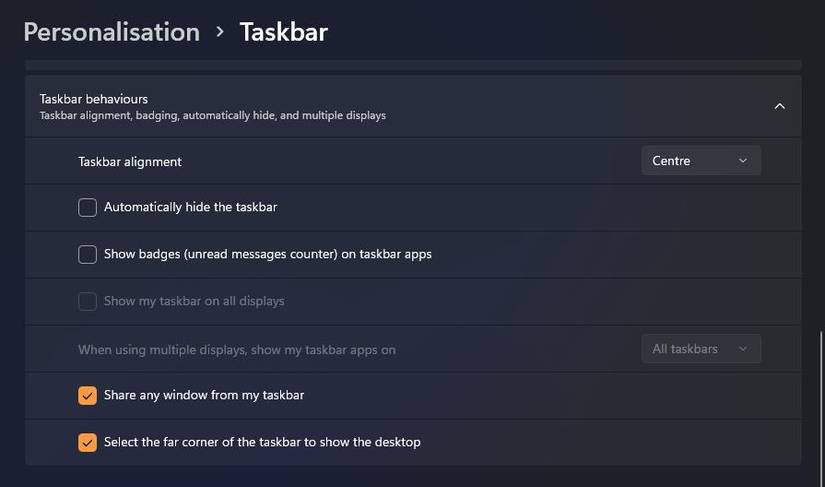 Taskbar In Desktop 6 Ways to Quickly Show the Desktop in Windows 11