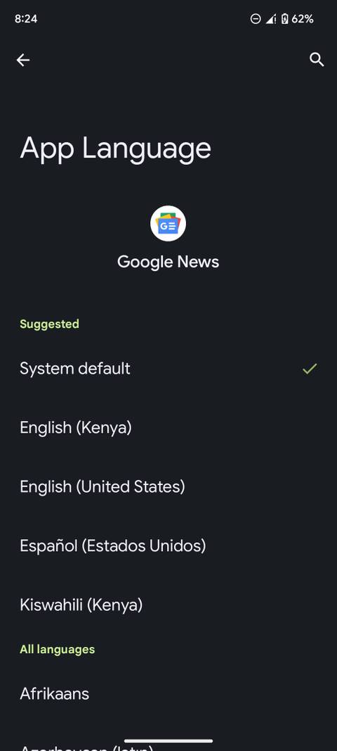 How to Change the Language for Individual Apps on Android