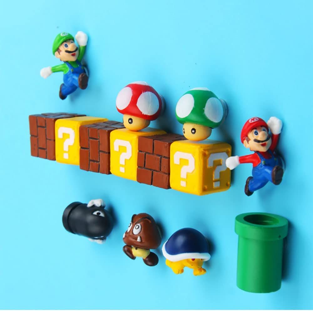 3D Super Mario Fridge Magnets Gift