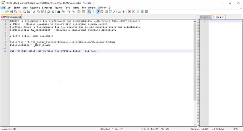 How to Make Your Own Quick Note-Taking App With AutoHotkey