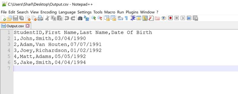 How to Save Data to a CSV File in a C# Application