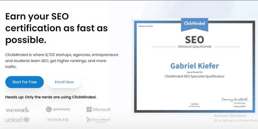 Clickminded The 8 Best SEO Certification Courses