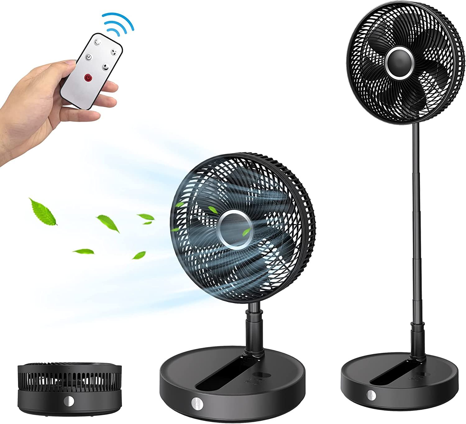 CooCoCo 12-inch Rechargeable Fan