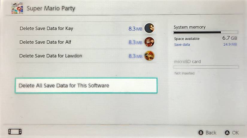 How to Manage and Delete Save Data on Your Nintendo Switch
