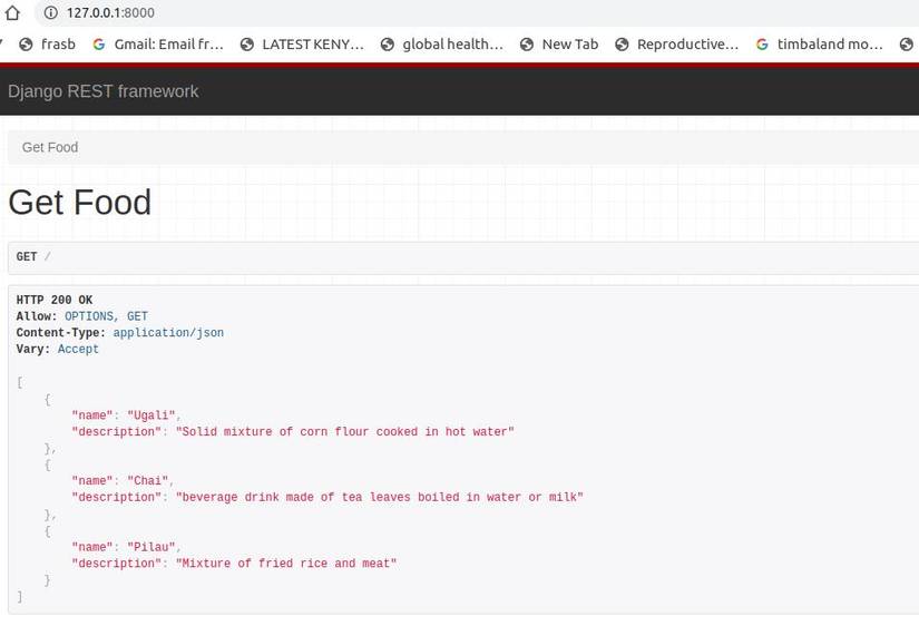 Create a REST API With Django REST Framework