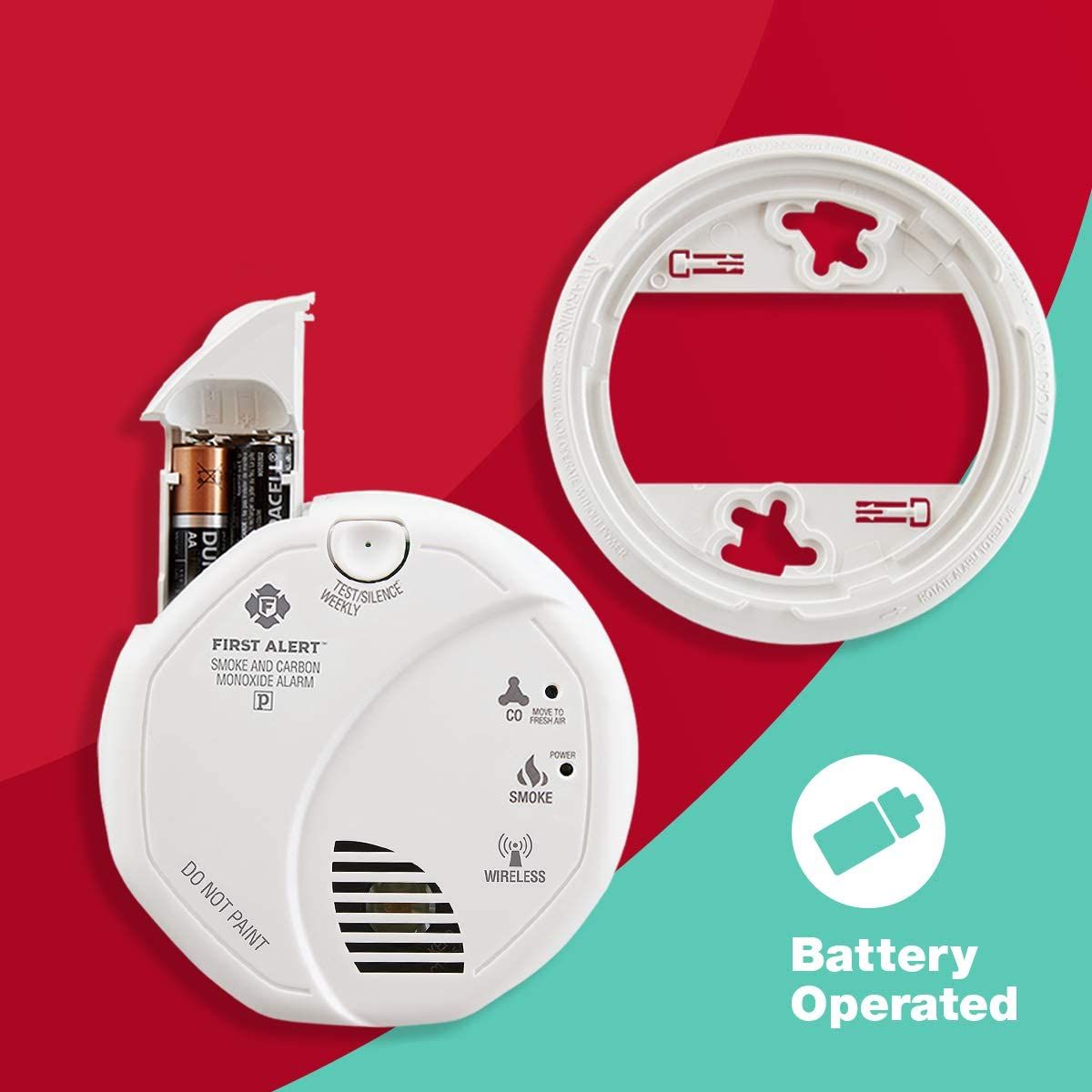 First Alert Z-Wave Smoke Detector & Carbon Monoxide Alarm battery
