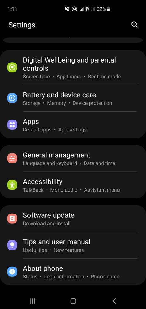 General management Android device
