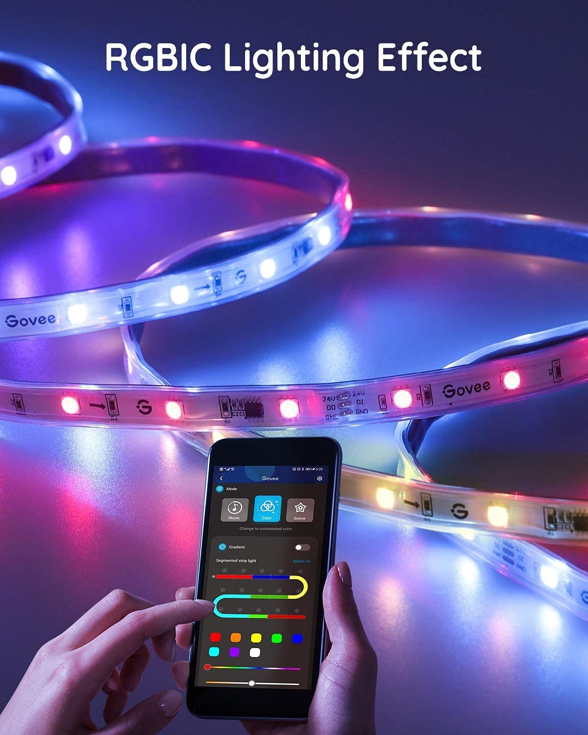 Govee Outdoor LED Strip Lights Effects