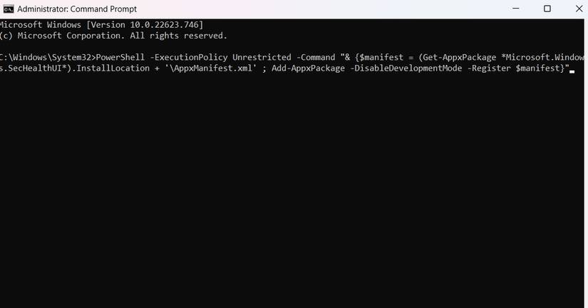 How to Reset Windows Security in Windows 11