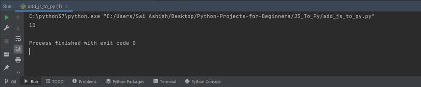 How to Run JavaScript in Python